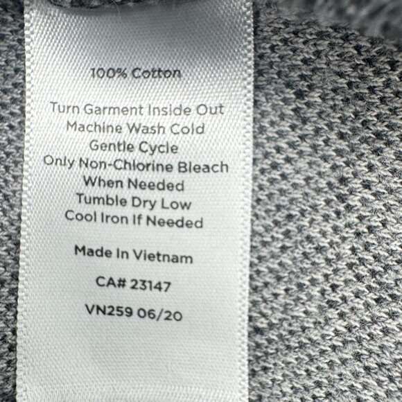 T by Talbots Gray and White Cowl Neck Pullover Size X - Picture 8 of 8